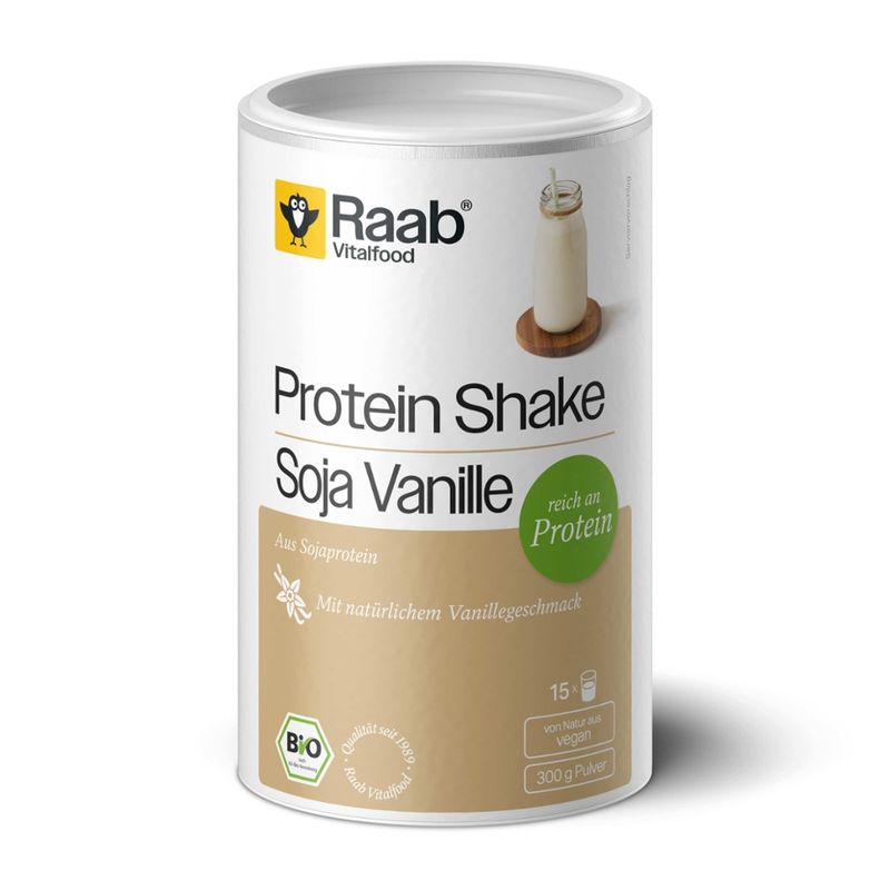 Raab Vitalfood BIO Protein Shake Soja Vanille - Produktbild