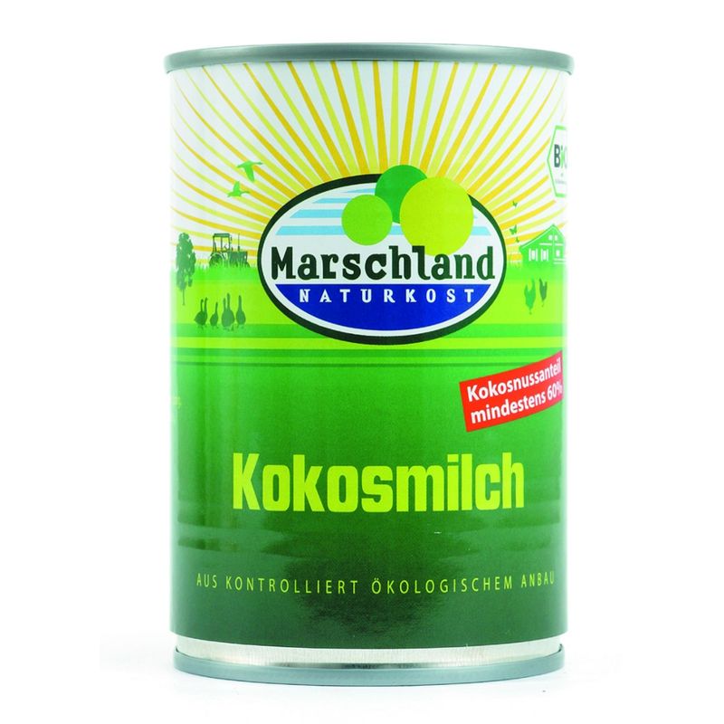 Marschland  Bio-Kokosmilch 400 ml Ds. MARSCHLAND - Produktbild