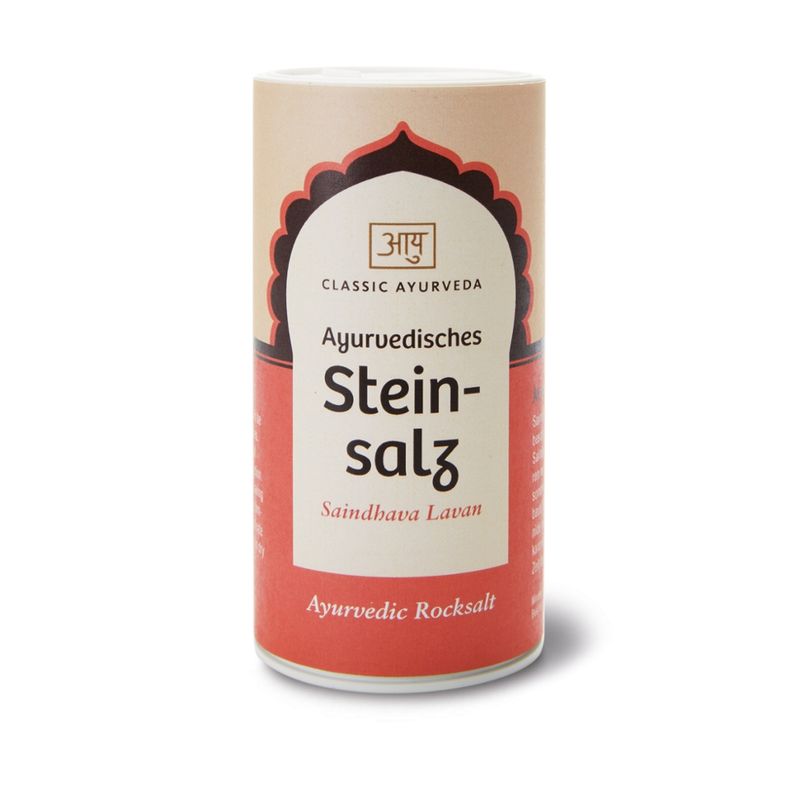 Classic Ayurveda Steinsalz (gemahlen, im Streuer), 200 g - Produktbild