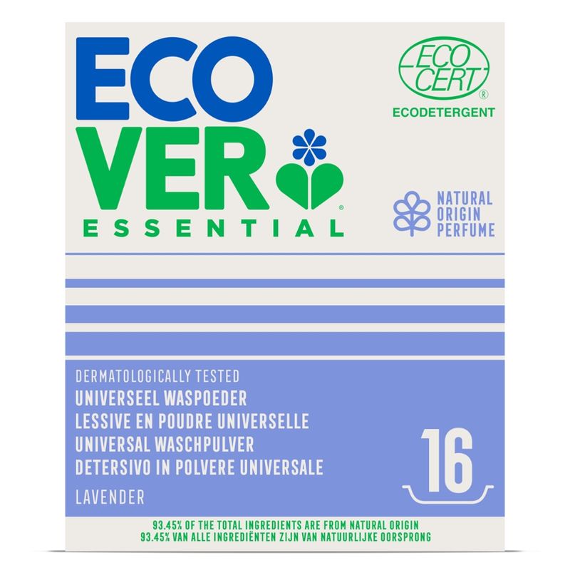 Ecover Essential Universal Waschpulver Lavender 1.2kg - Produktbild