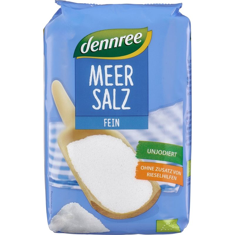 dennree Meersalz fein unjodiert - Produktbild