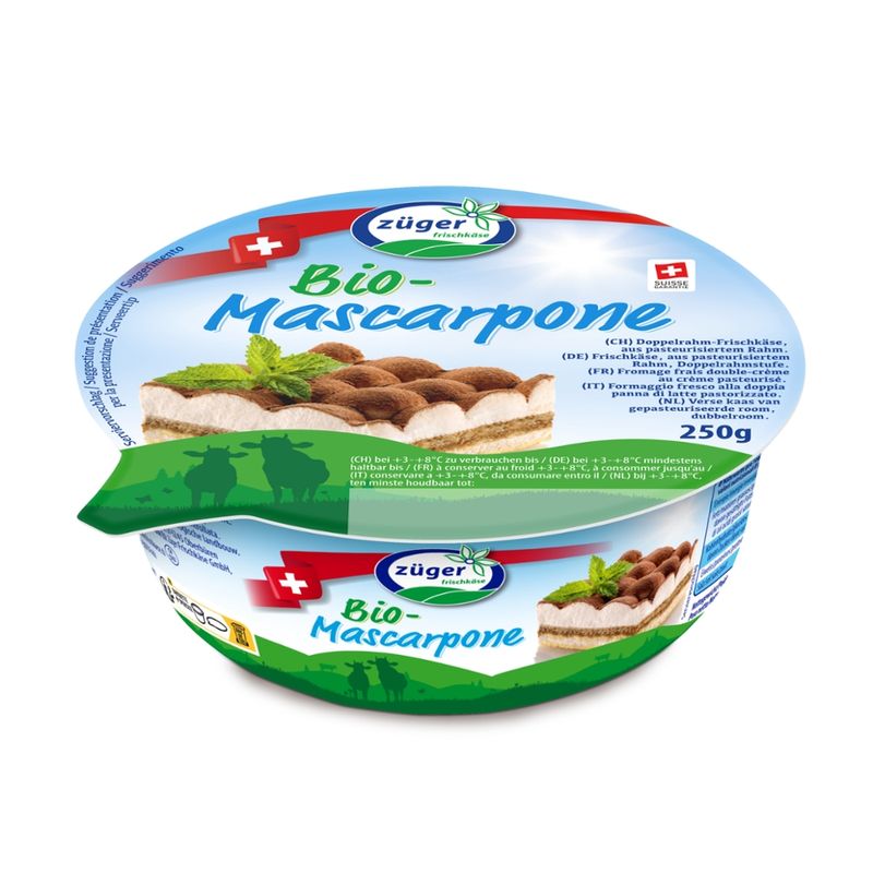 Züger Frischkäse AG Züger Bio Mascarpone 250g SGA - Produktbild