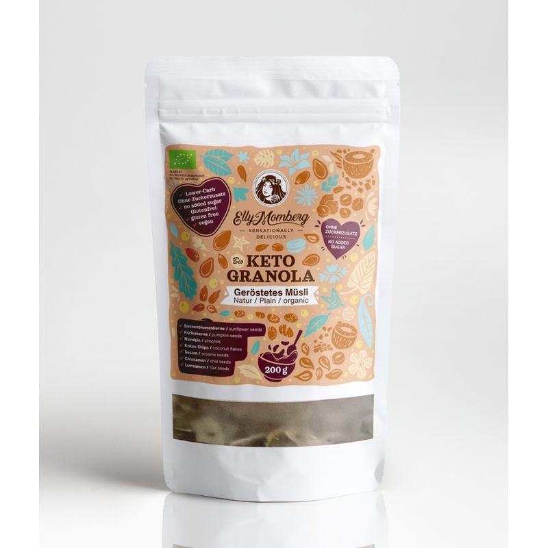 Elly Momberg Elly Momberg - Geröstetes Müsli - Keto Granola Natur - Produktbild