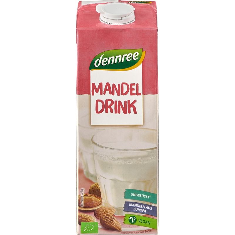 dennree Mandeldrink, ungesüßt - Produktbild