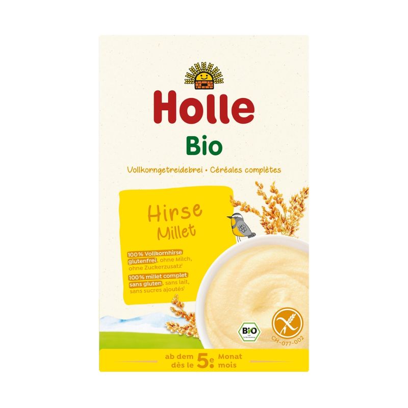 Holle  Bio-Vollkorngetreidebrei Hirse - Produktbild