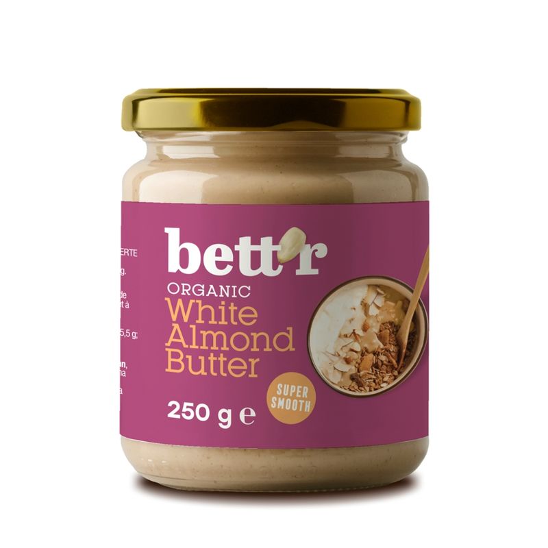 Bett'r Bett'r Weißes Mandelmus 250g - Produktbild