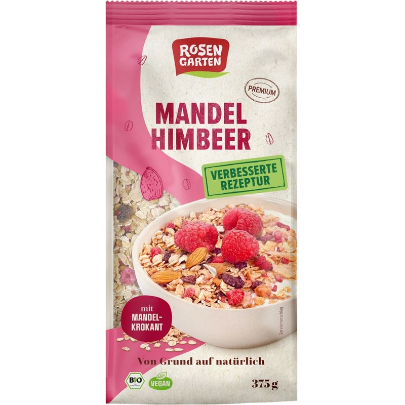 Rosengarten Mandel-Himbeer-Müsli - Produktbild