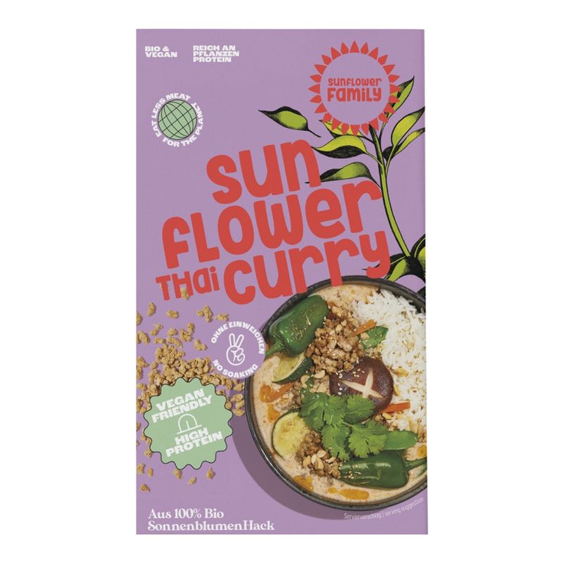 SunflowerFamily SunflowerFamily sunflowerTHAICURRY bio & vegan mit Gewürzmischung - Produktbild