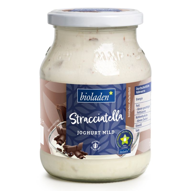 bioladen Joghurt mild Stracciatella, 3,5 % Fett - Produktbild