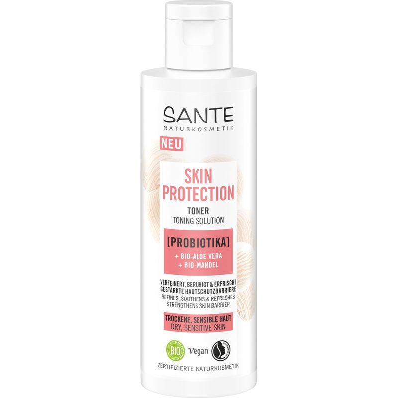 Sante Skin Protection Toner mit Probiotika, Bio-Aloe Vera & Bio-Mandel - Produktbild