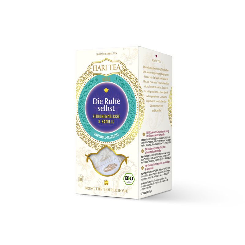 Hari Tea Hari Tea Zitronenmelisse & Kamille - Die Ruhe selbst - Produktbild