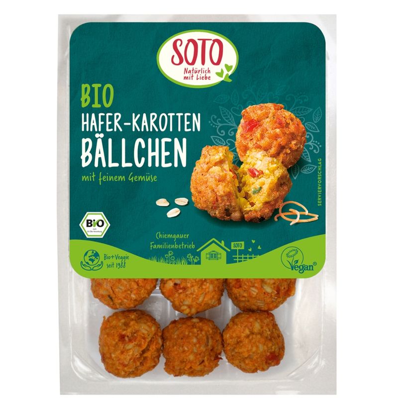 SOTO Bio Hafer-Karotten Bällchen - Produktbild