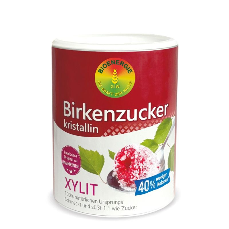 BIOENERGIE BIRKENZUCKER, Xylit kristallin, aus Finnland, kalorienarmer Zuckerersatz - Produktbild