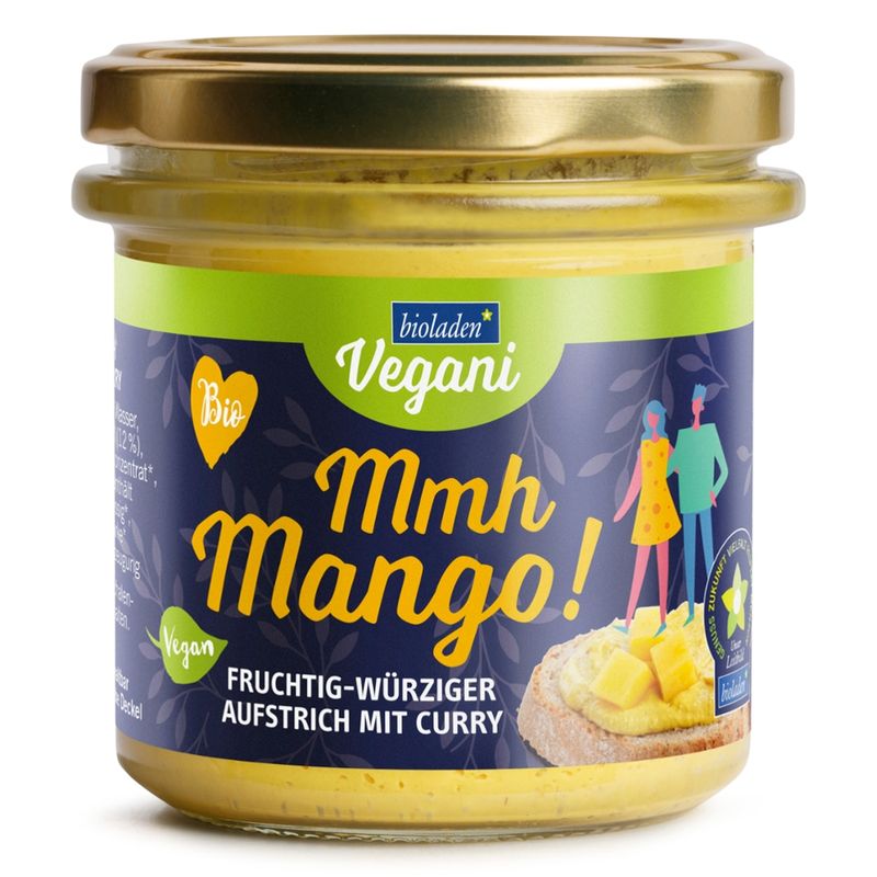 bioladen Brotaufstrich Mmh Mango VEGANI - Produktbild