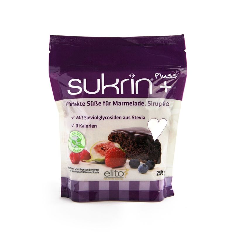 Sukrin SUKRINpluss (mit Stevia-Extrakt) 500g - Produktbild