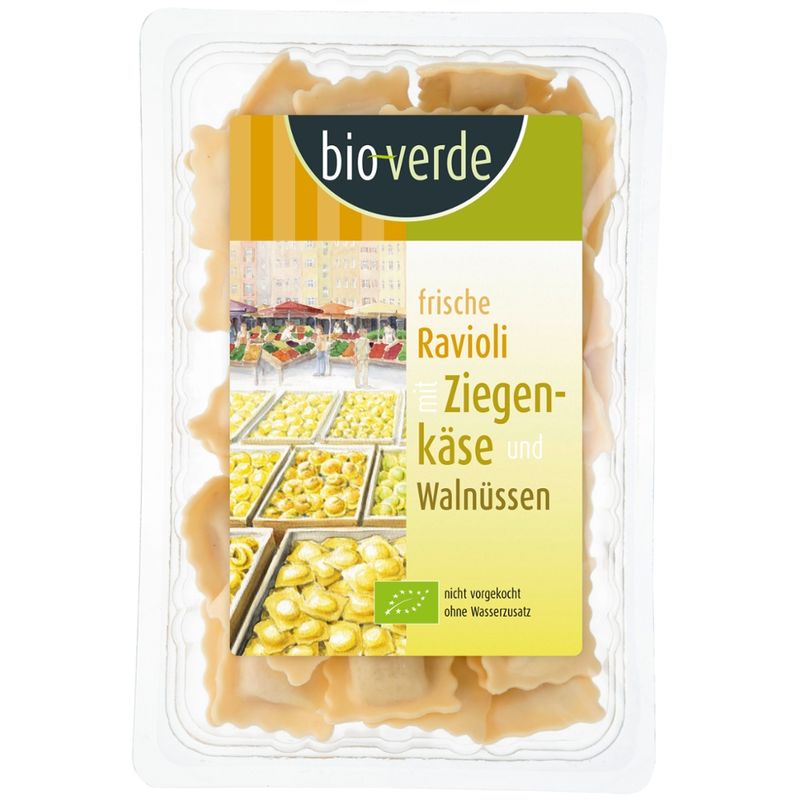 bio-verde Frische Ravioli mit Ziegenkäse 250 g - Produktbild