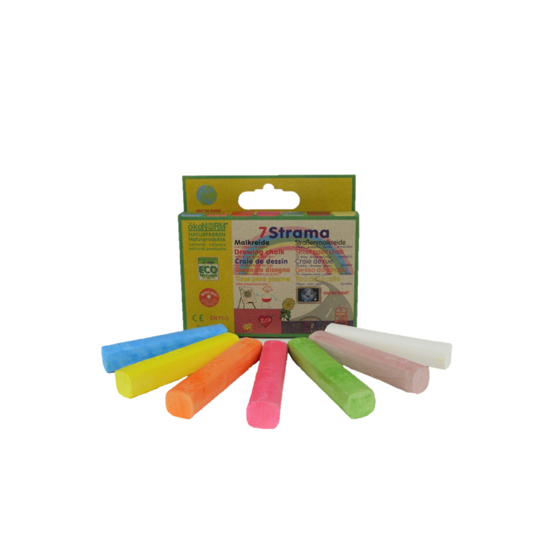 ökoNORM Straßenmalkreide - 7 Farben - Produktbild
