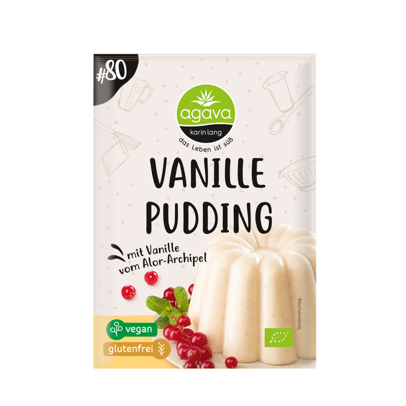 Agava Vanillepudding - Produktbild