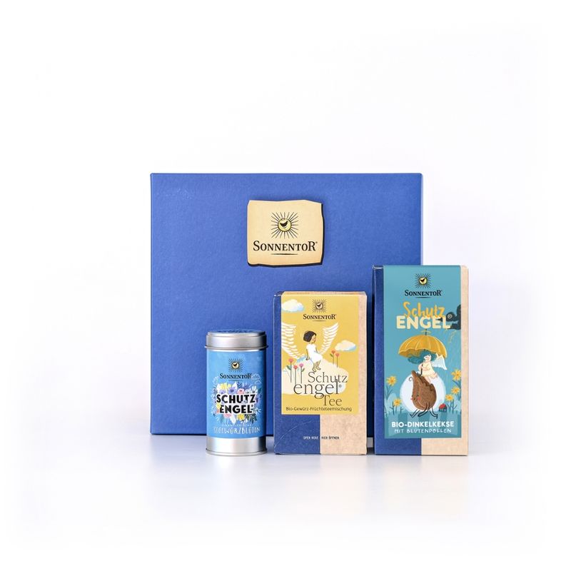 Sonnentor Schutzengel® Geschenkkarton 22,5x21,5x9 cm - Produktbild