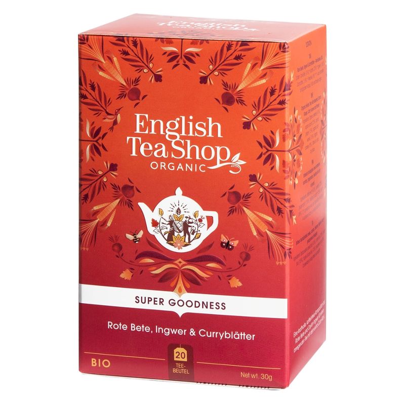 English Tea Shop English Tea Shop - Rote Bete, Ingwer & Curryblätter, BIO, 20 Teebeutel - Produktbild