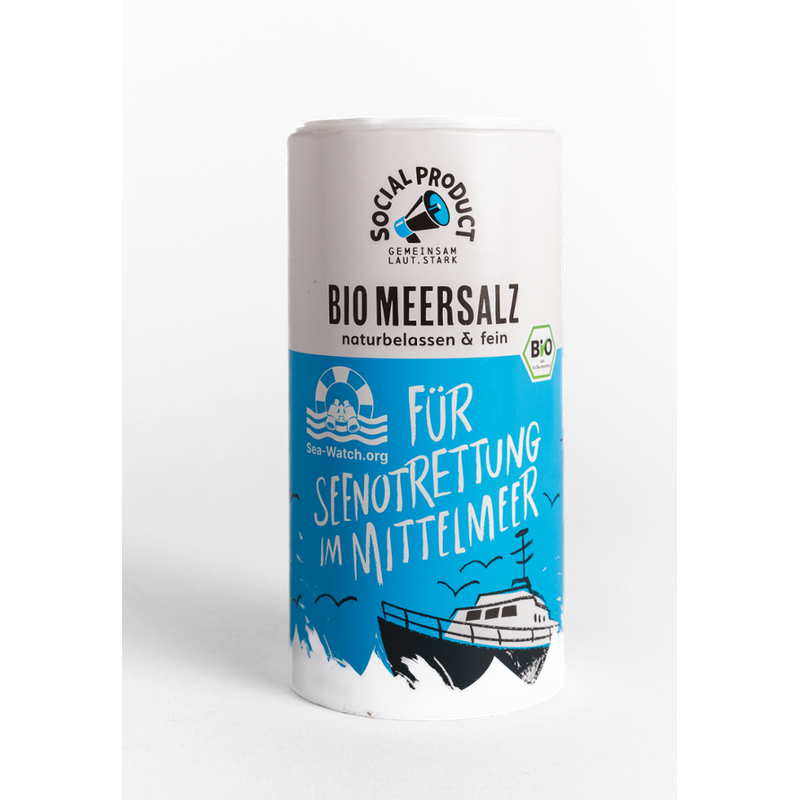 social product Feines Bio Meersalz x Sea-Watch - Produktbild