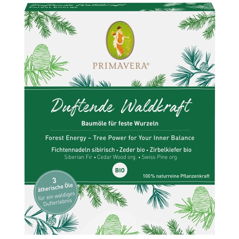 PRIMAVERA Set Duftende Waldkraft Ätherisches Öl - Produktbild