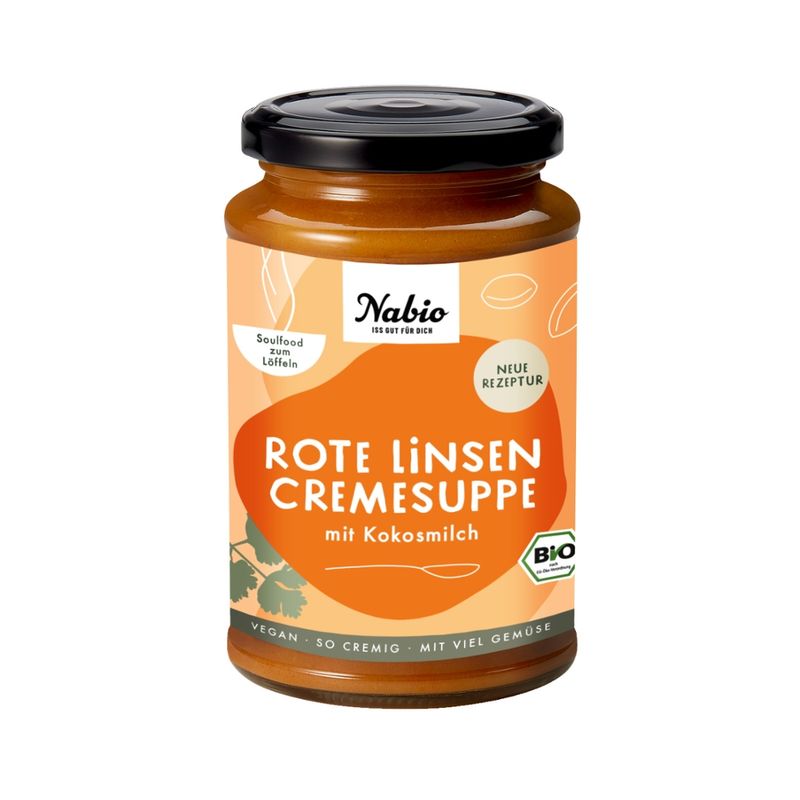Nabio Nabio Rote Linsen Cremesuppe - Produktbild