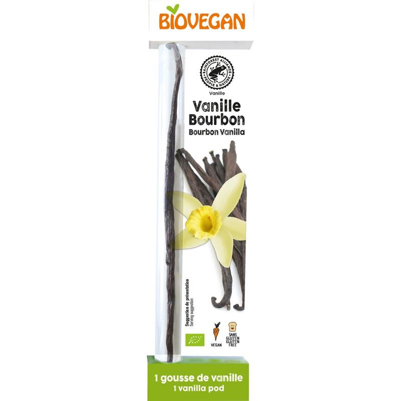 Biovegan Bourbon vanilla pod, organic - Produktbild