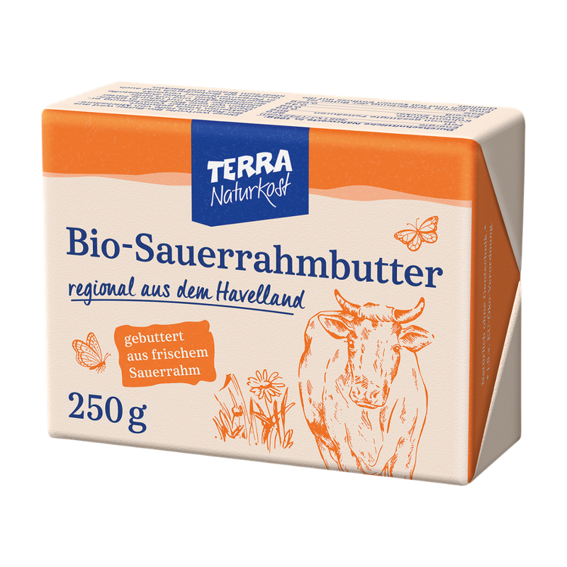 Terra Naturkost Handels KG Bio Sauerrahmbutter 250g - Produktbild