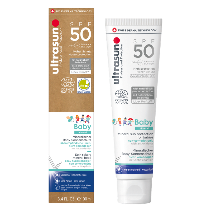 Ultrasun Baby Mineral SPF50 100ml Tube (COS) - Produktbild