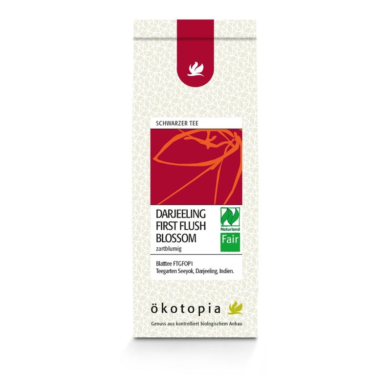 Ökotopia  Darjeeling First Flush Blossom kbA 75g - Produktbild