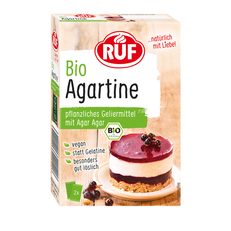 RUF RUF Bio Agartine, pflanzliches Geliermittel mit Agar Agar - Produktbild