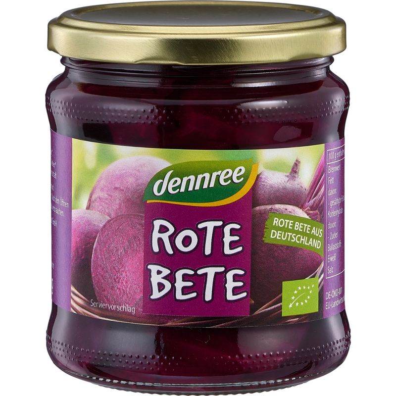 dennree Rote Bete in Scheiben - Produktbild