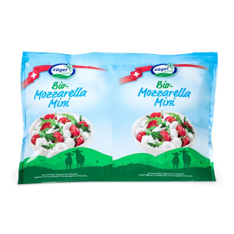 Züger Frischkäse AG Züger Bio Mozzarella Mini 500g - Produktbild