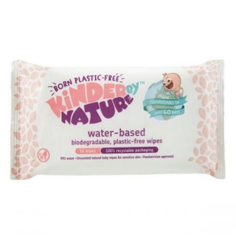 Jackson Reece Bio Babytücher auf Wasserbasis Kinder by nature water-based von Jackson Reece 12 Beutel je 56 Stück - Produktbild