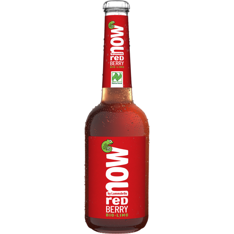 now now Bio Limo Red Berry 0,33l - Produktbild