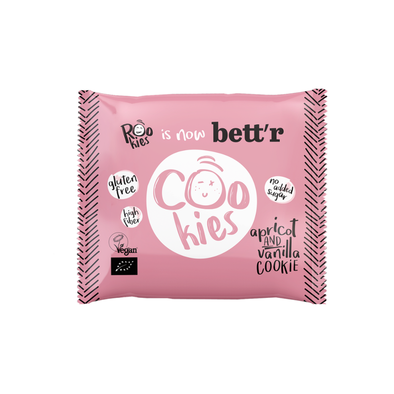 Bett'r Rookies Apricot Vanilla 40g, glutenfrei - Produktbild