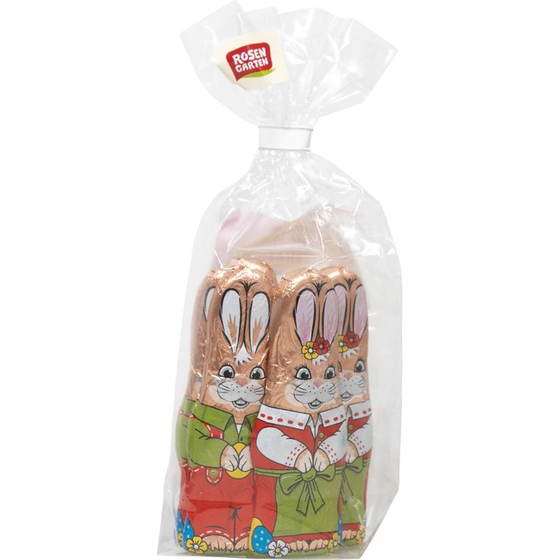 Rosengarten Vollmilch-Schoko-Osterhasen in Stanniolpapier - Produktbild