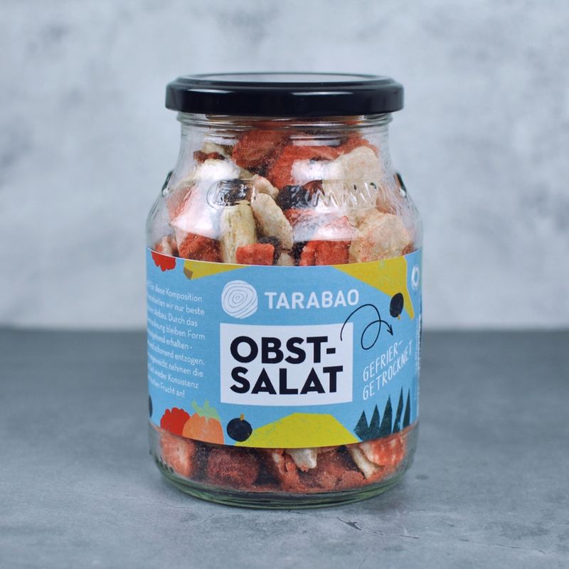 TARABAO Obstsalat Mischung aus gefriergetrockneten Früchten - Produktbild