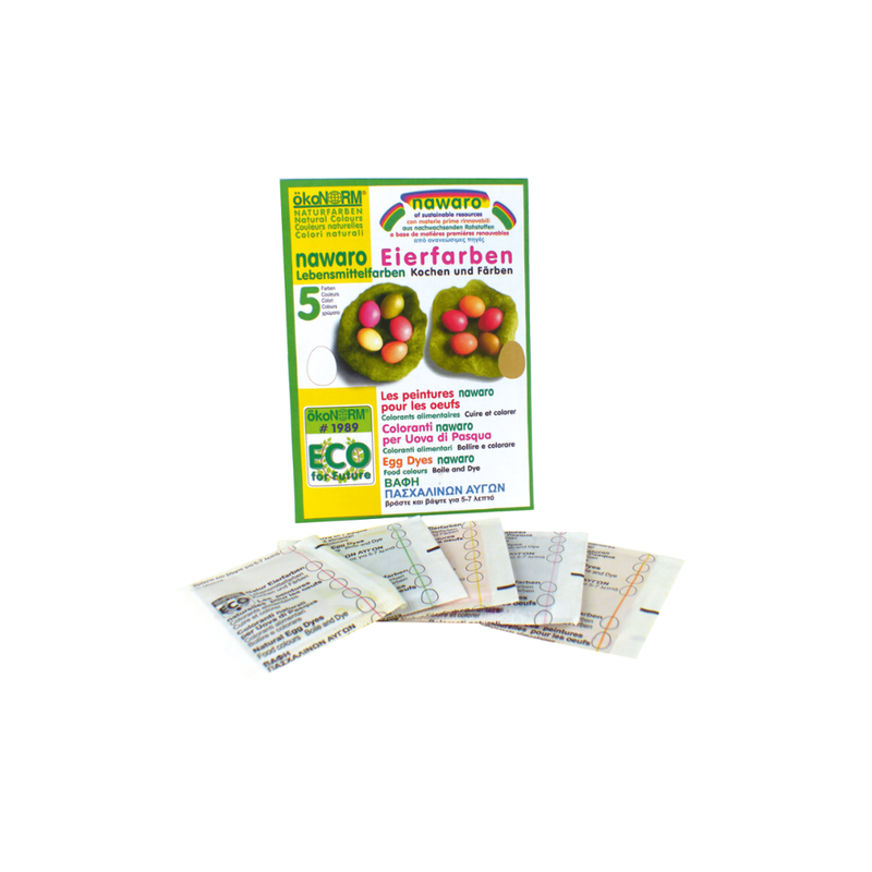 ökoNORM Eier-Färbefarben nawaro, NATUR-Lebensmittelfarben - 5 Farben - ÖKO-TEST "gut" - Produktbild