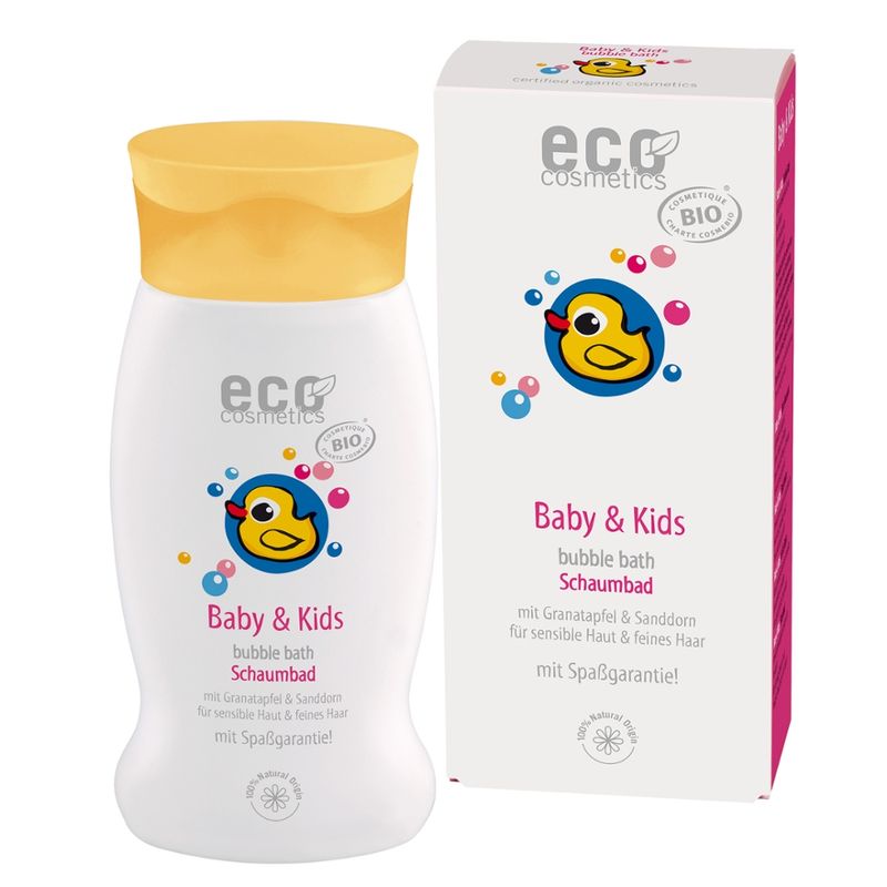 eco cosmetics Baby & Kids Schaumbad mit Granatapfel und Sanddorn - Produktbild