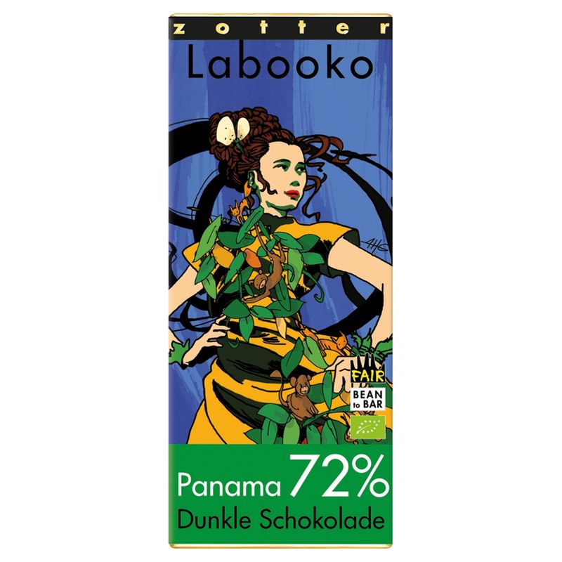 Zotter Schokolade Labooko - 72% PANAMA - Produktbild