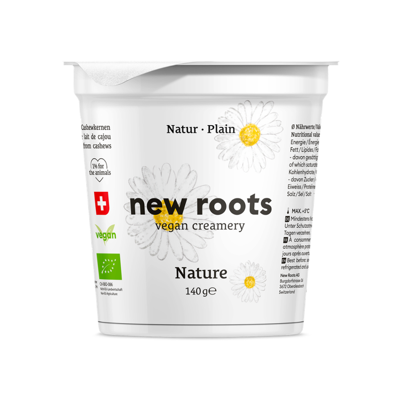 New Roots Pflanzliche Alternative zu Naturjoghurt, aus Cashewkernen - Produktbild