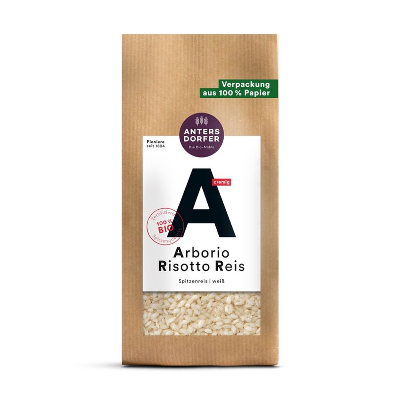 Antersdorfer - Die Bio-Mühle Bio Arborio Risotto Reis weiß - Produktbild