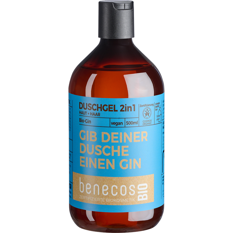 benecos benecosBIO Duschgel 2in1 BIO-Gin Haut & Haar - GIB DEINER DUSCHE EINEN GIN - Produktbild