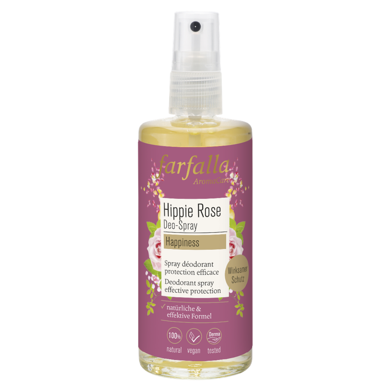 farfalla Hippie rose Happiness, Deo-Spray, 100ml - Produktbild