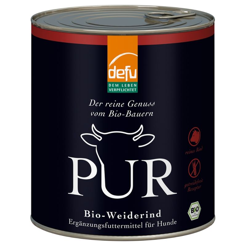 defu - Das Tierfutter vom Bio-Bauern PUR Bio-Weiderind - Produktbild