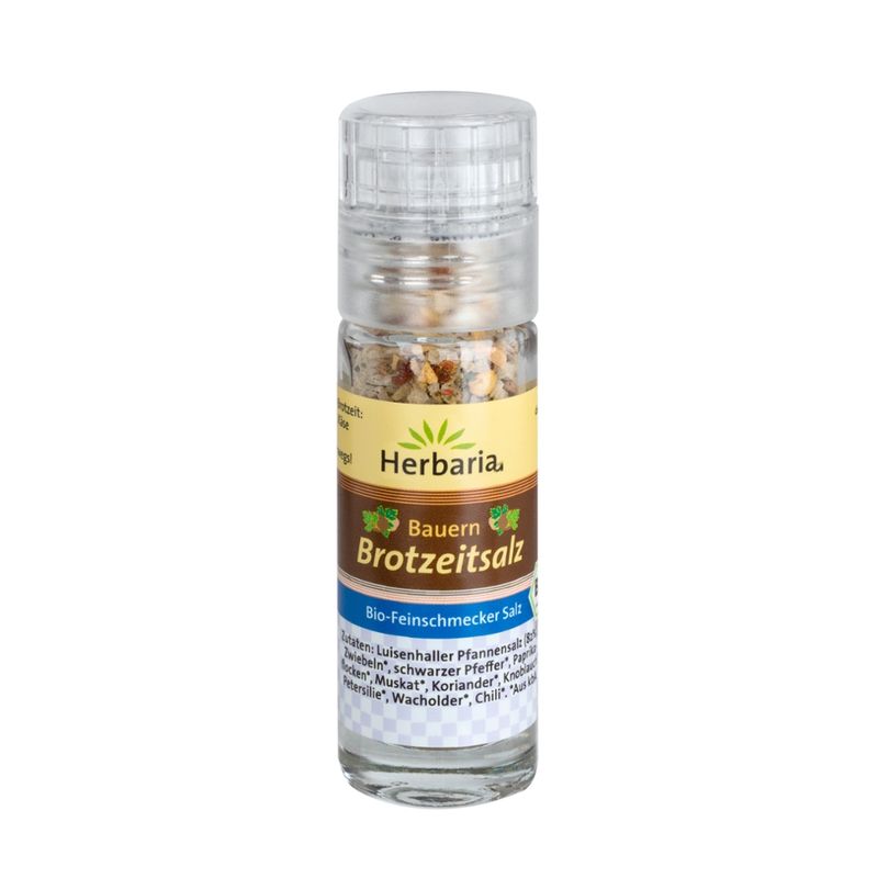 HERBARIA Bauern Brotzeitsalz bio Mini-Mühle - Produktbild