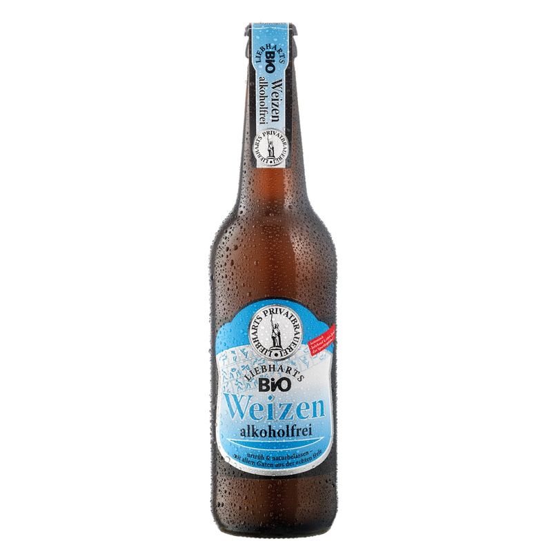 Liebharts Privatbrauerei Liebharts Weizen alkoholfrei 8x0,5 - Produktbild