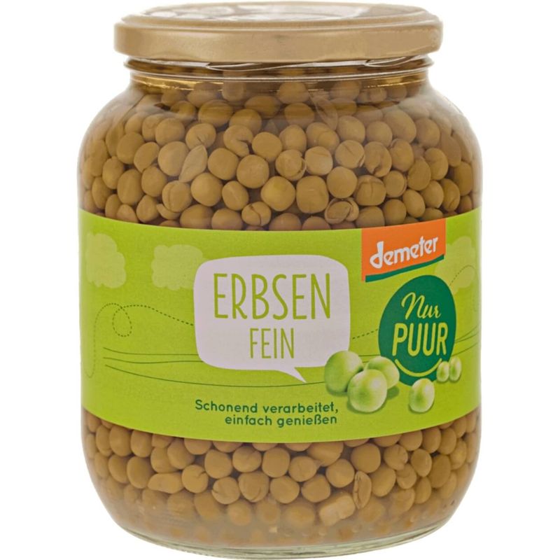 Nur Puur Erbsen Demeter - Produktbild